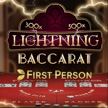 First Person Lightning Baccarat